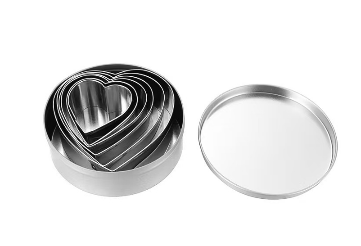 Love Heart Cookie Mold Set of 6 Pieces