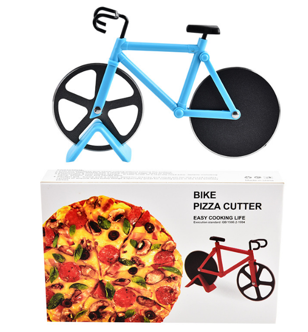 Bicycle pizza cutting