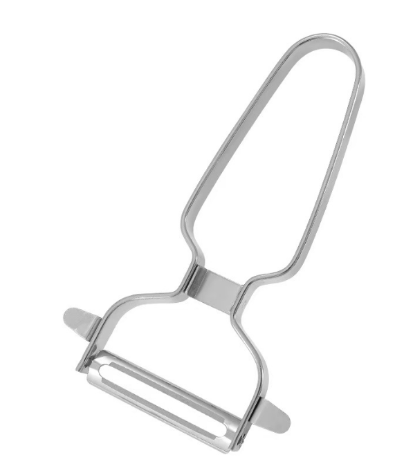 Small knife for peeling - flat-toothed version