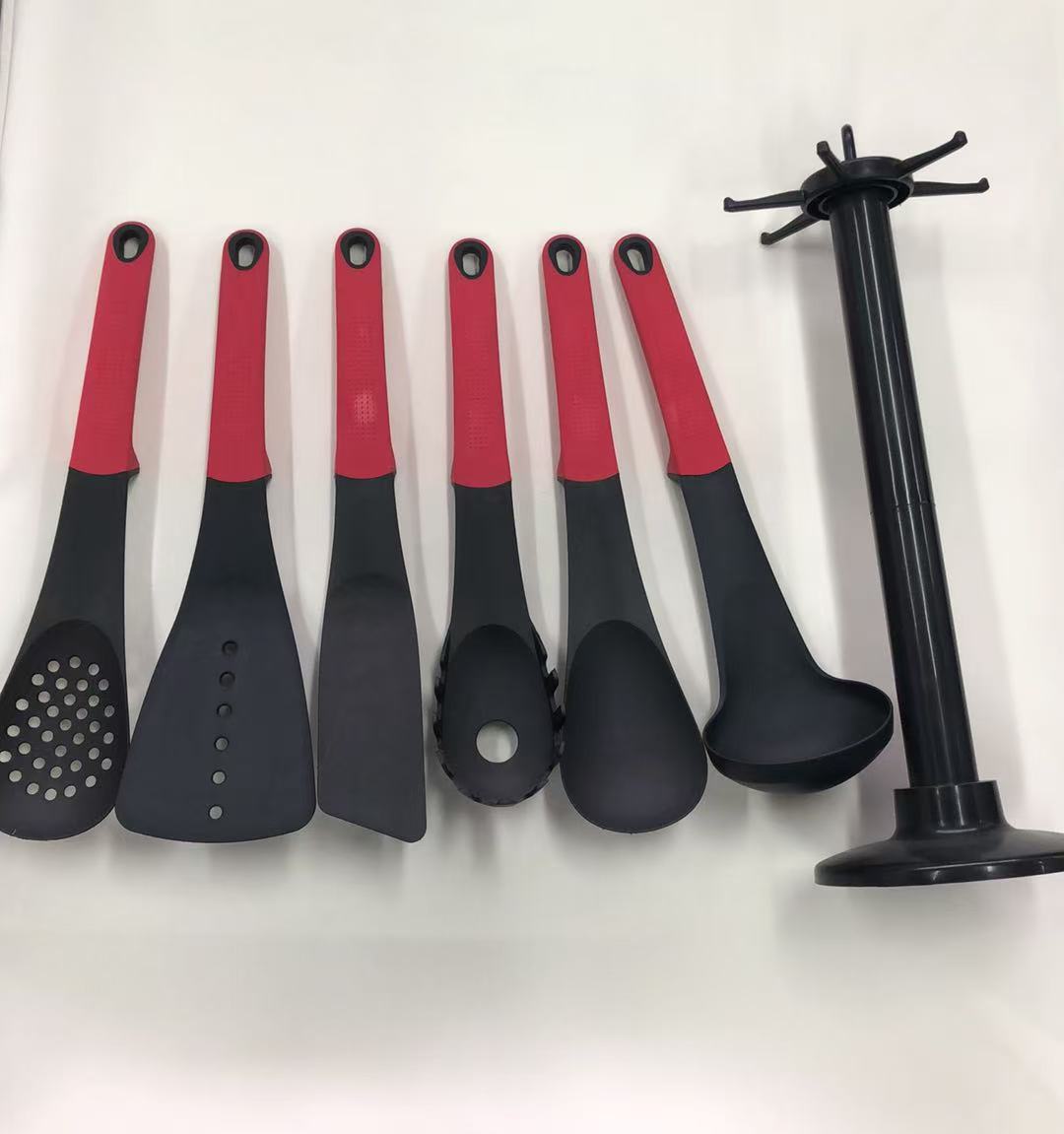7-pieces nylon utensil set