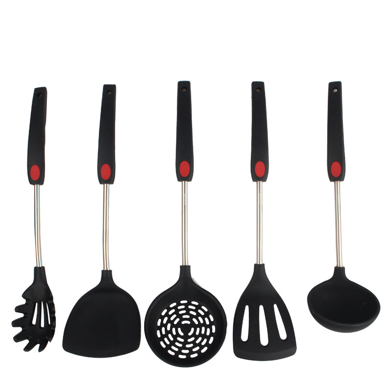 5-pieces silicone utensil set