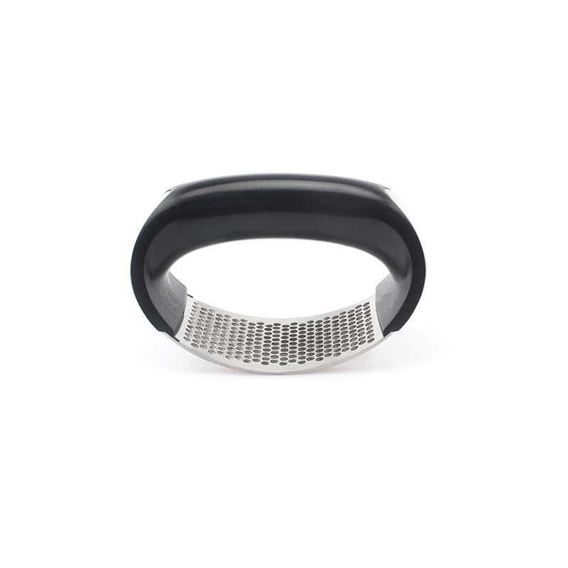 Stainless steel garlic press