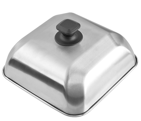 Stainless steel steak cover