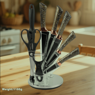 9-piece set of cutting tools